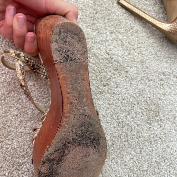 Alexandre Birman Python wedges - Picture 8 of 11